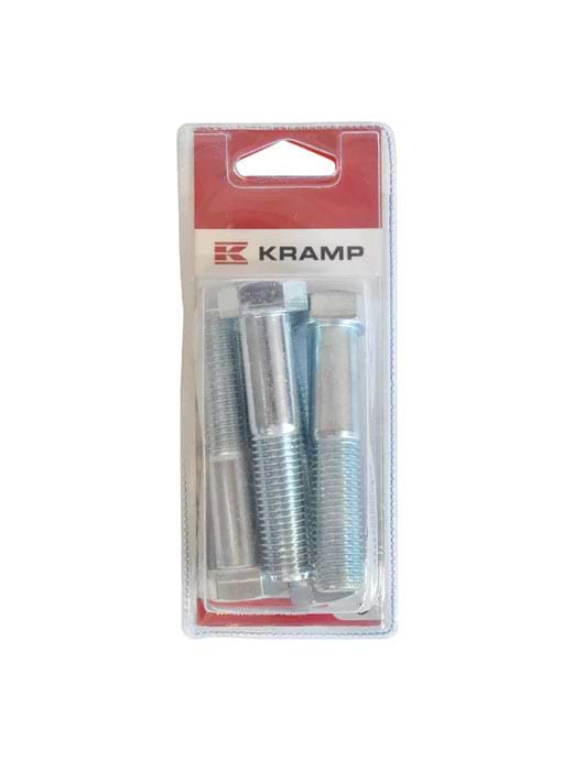 Kramp zinc plated hex bolt M16x80mm 8.8 (4x)