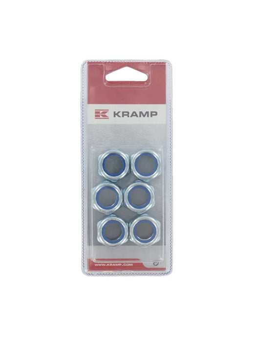 Kramp zinc plated lock nut M16 8.8 (6x)
