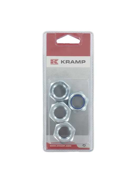 Kramp zinc plated lock nut M18 8.8 (4x)
