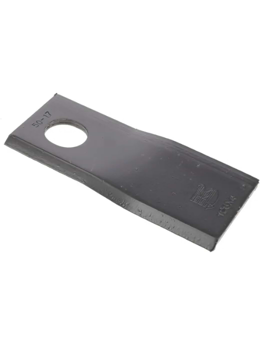 Kramp Mower blade RH 126x47x4mm oval bore 23.0x20.5mm Suitable for Taarup 25 pack