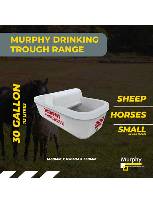 Murphy Concrete Concrete Trough 30 Gallons
