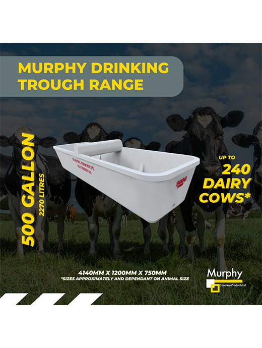 Murphy Concrete Concrete Trough 500 Gallons 