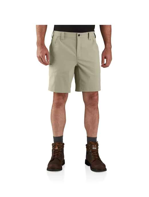 Carhartt Force Relaxed Fit Lightweight Ripstop Work Shorts Greige Griggs Agri