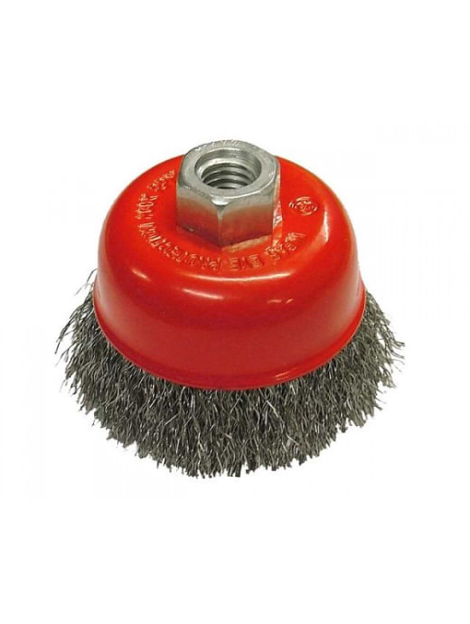 FAITHFULL WIRE CUP BRUSH 80MM X M14 X 2
