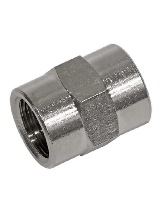 SEALEY Double Female Union 1/4"BSP to 1/4"BSP