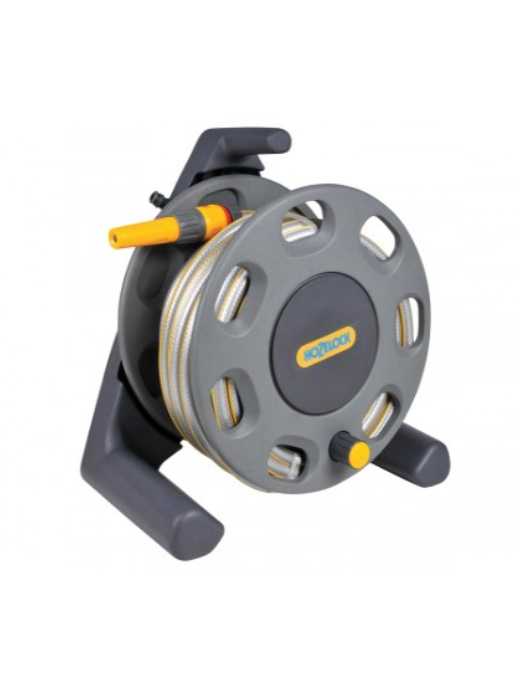 HOZELOCK 2412 FREE STANDING HOSE REEL 25M WITH HOSE