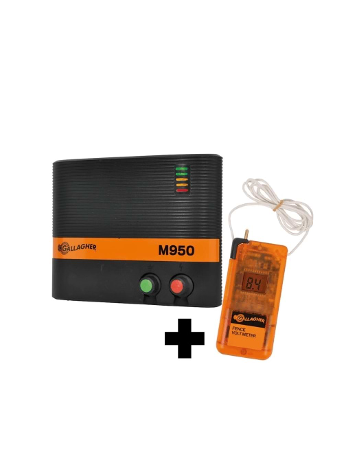 Gallagher M950 Mains Fencer + Free Voltage Tester