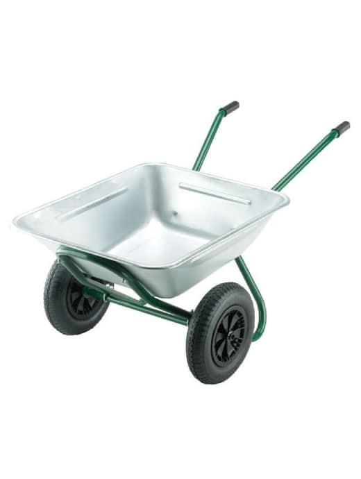 the landscaper wheelbarrow double wheel 