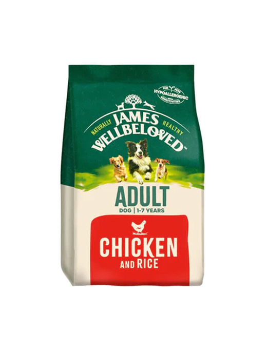 James Wellbeloved Adult Dry Dog Food Chicken Rice 15KG Griggs Agri