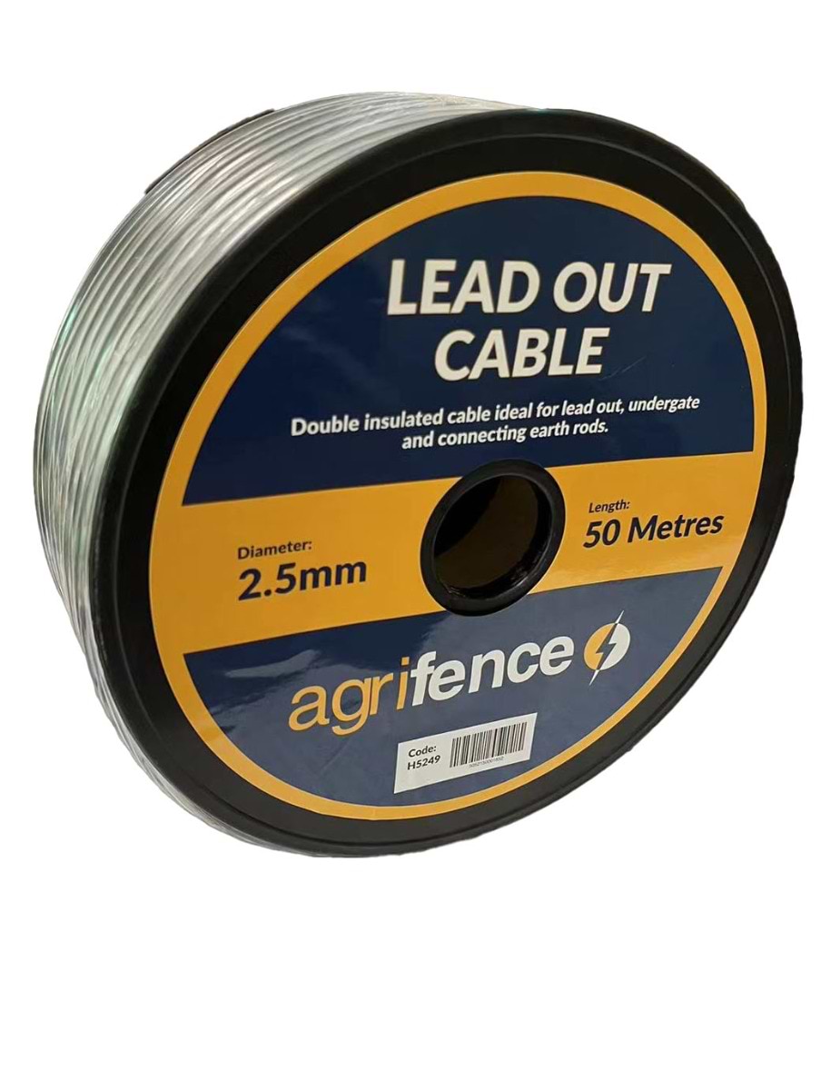 Agrifence Mega Lead-out Cable 2.5mm core x 50m
