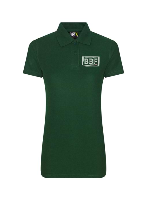 Back British Farming Women's Support Our Standards Polo Forest Green 