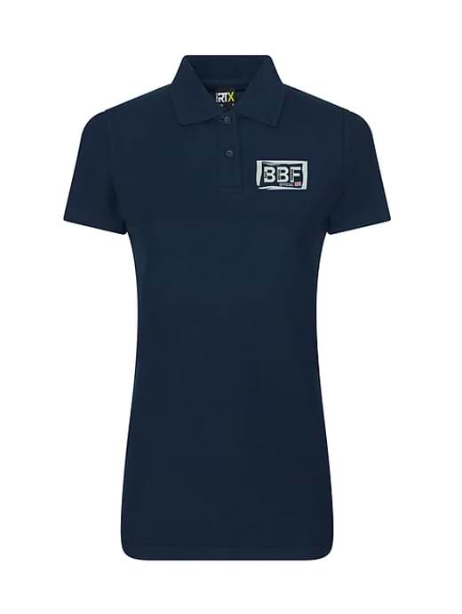 Back British Farming Women's Polo Navy 