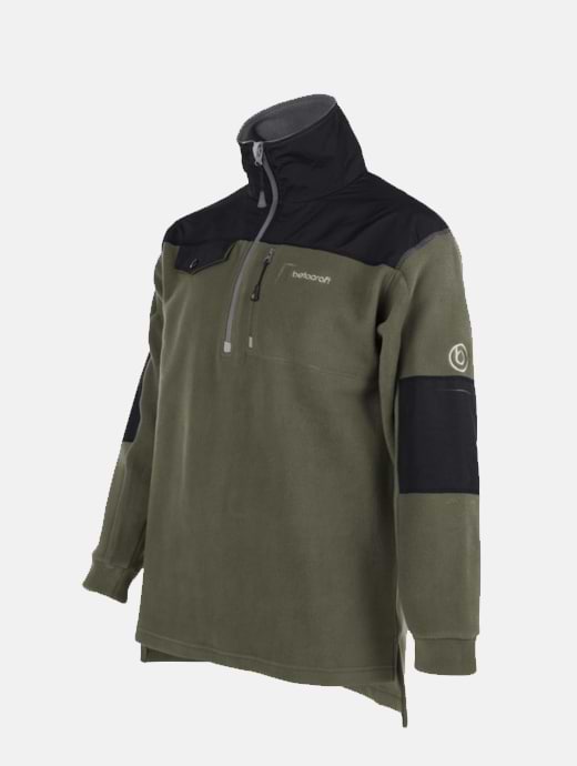Betacraft Quest Fleece 1/2 Zip Top Olive