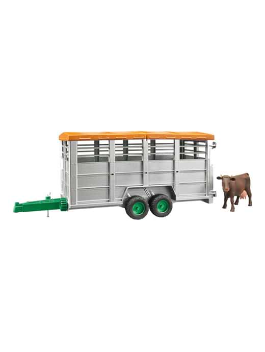 GALLAGHER Livestock Trailer & Cow 1:16