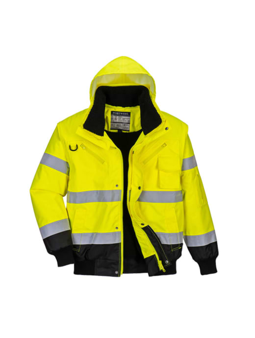 Portwest Hi-Vis 2/tone bomber jacket C465