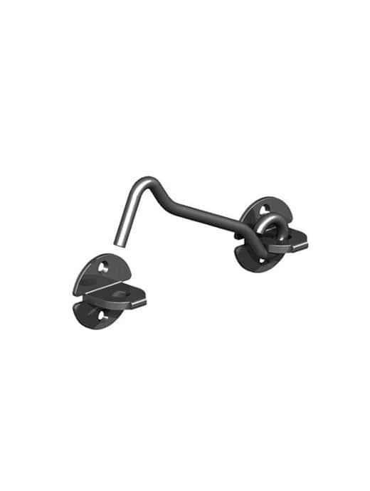 Birkdale's GATEMATE® Cabin Hooks - Wire Pattern Epoxy Black