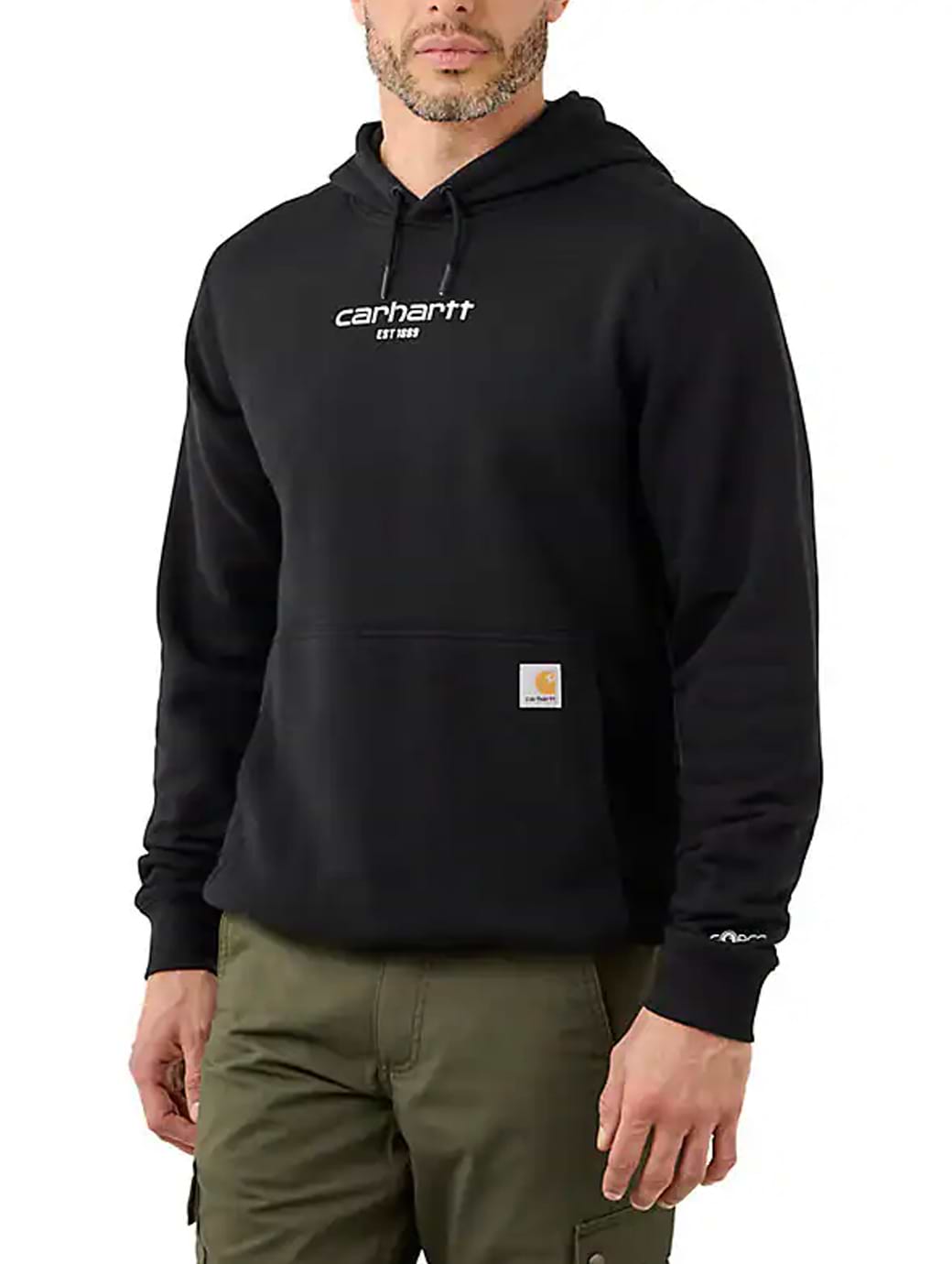 Carhartt Logo Graphic Sweatshirt Black