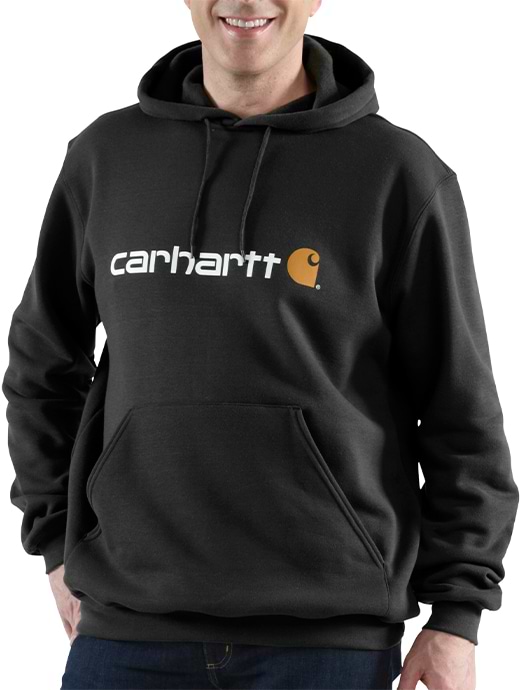 Midweight hooded logo sweatshirt cheap