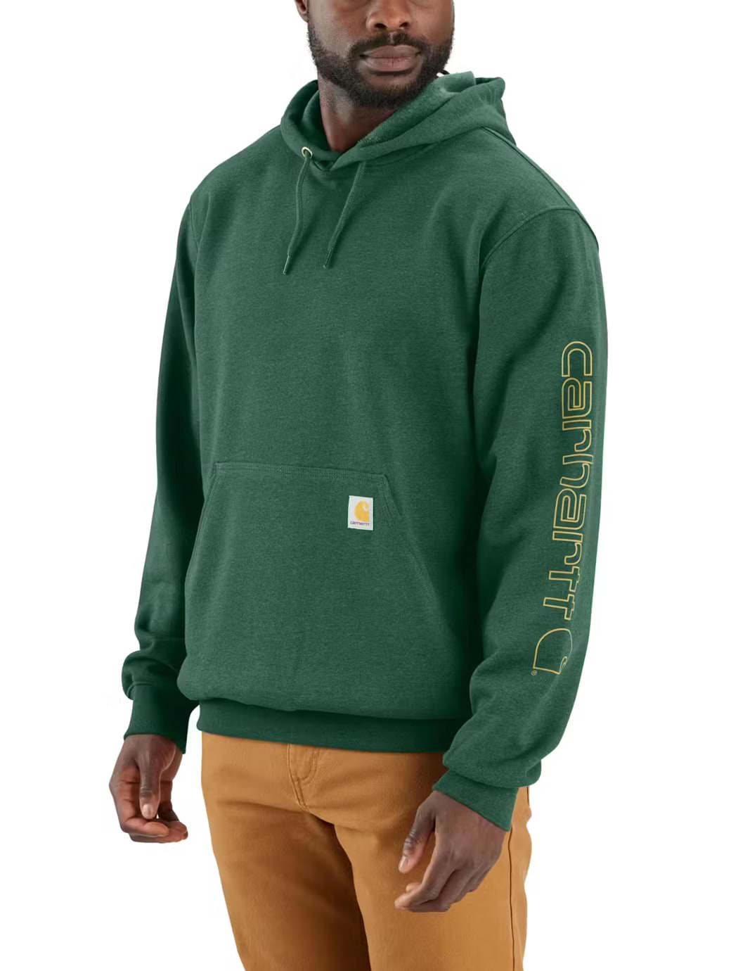 Carhartt Men's Loose Fit Midweight Logo Sleeve Graphic Sweatshirt