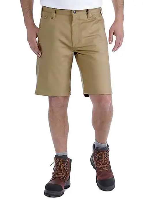 Khaki work shorts on sale