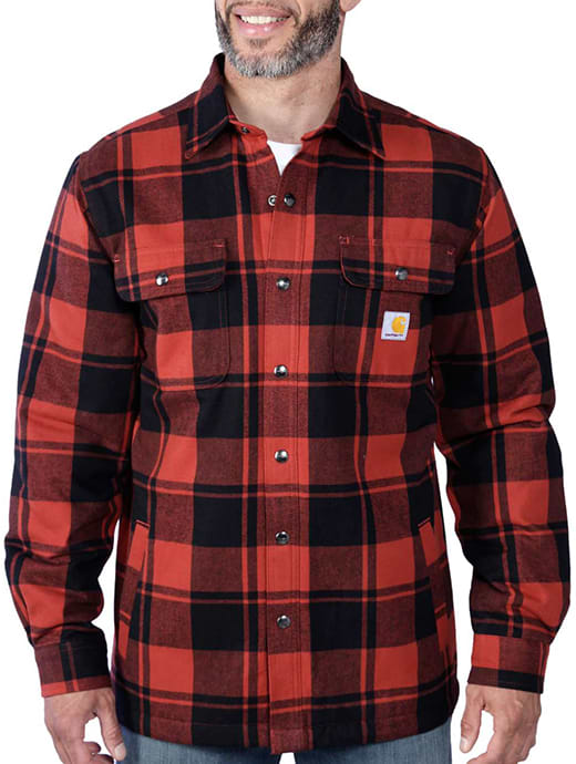 Mens red carhartt jacket hotsell