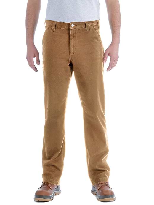 Carhartt Men's Rugged Flex Straight Fit Duck Tapered Leg Utility Work Pant Carhartt Brown