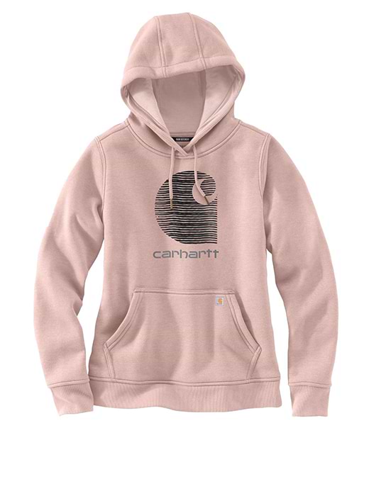 Carhartt Women s Rain Defender Relaxed Fit Midweight Promo Graphic Sweatshirt Ash Rose Griggs Agri