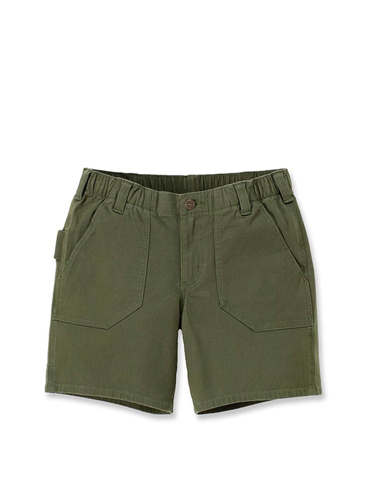 Carhartt Women's Relaxed Fit Canvas Short Basil