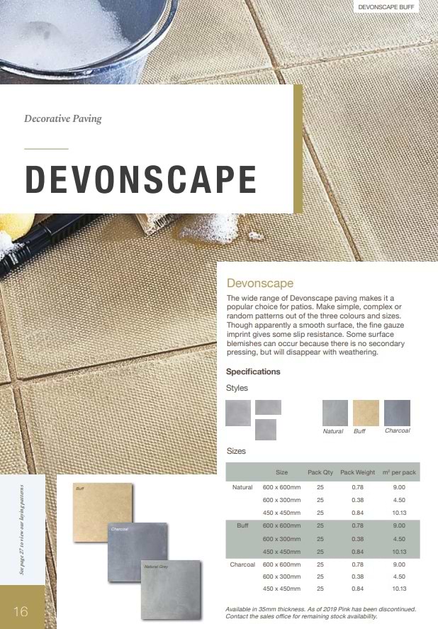 Devonscape Charcoal Paving Slab | Griggs Agri