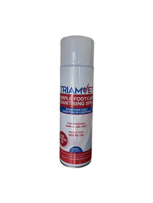 Triamvet Purple Footcare & Sanitising Spray 500ml