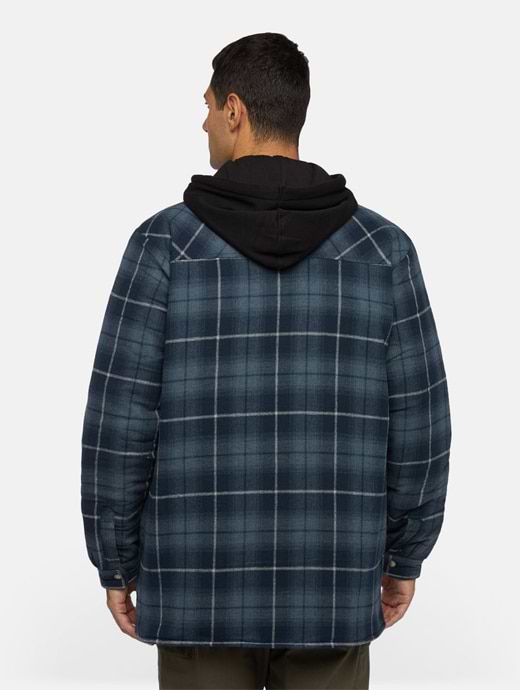 Dickies icon hooded quilted shirt jacket best sale