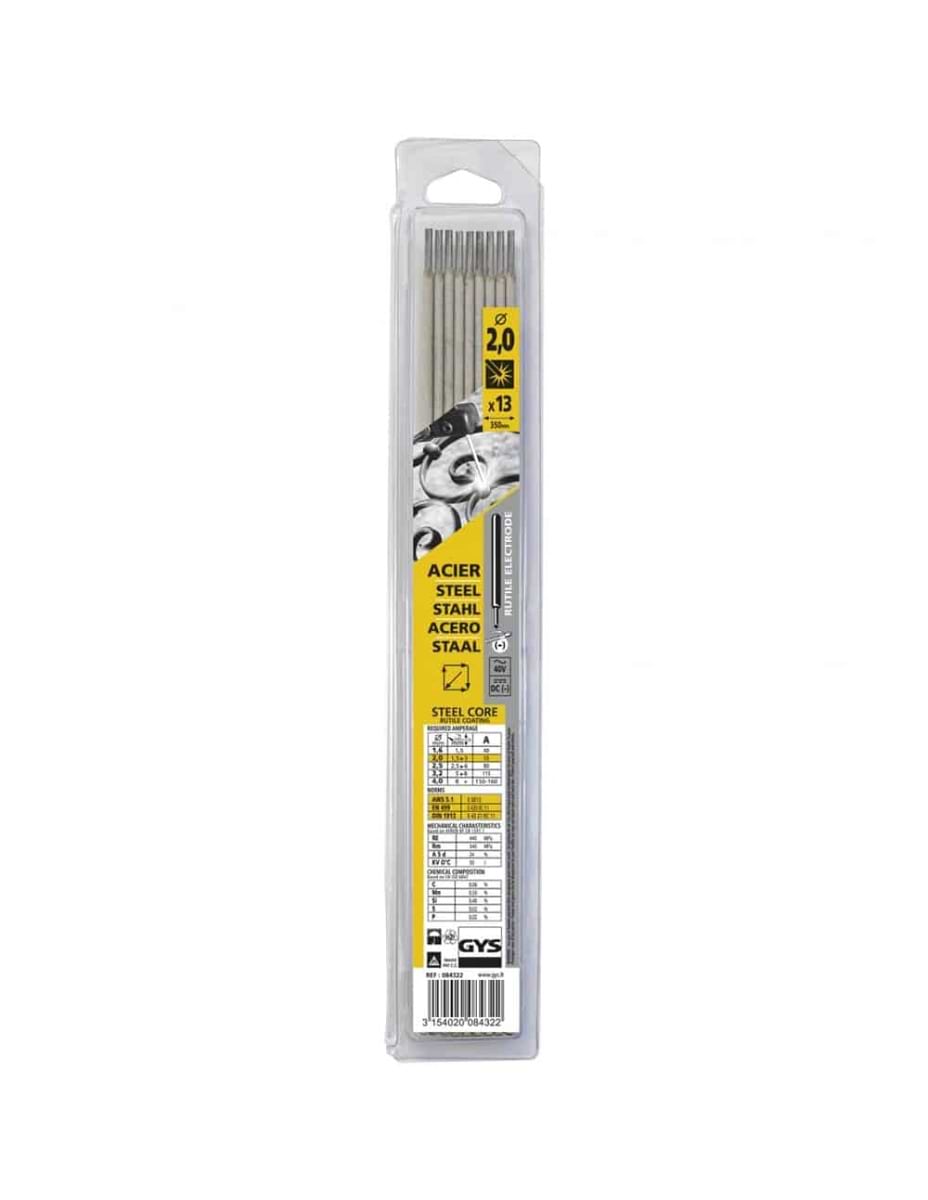 GYS Rutile Welding Rod 2.0x350mm 13x