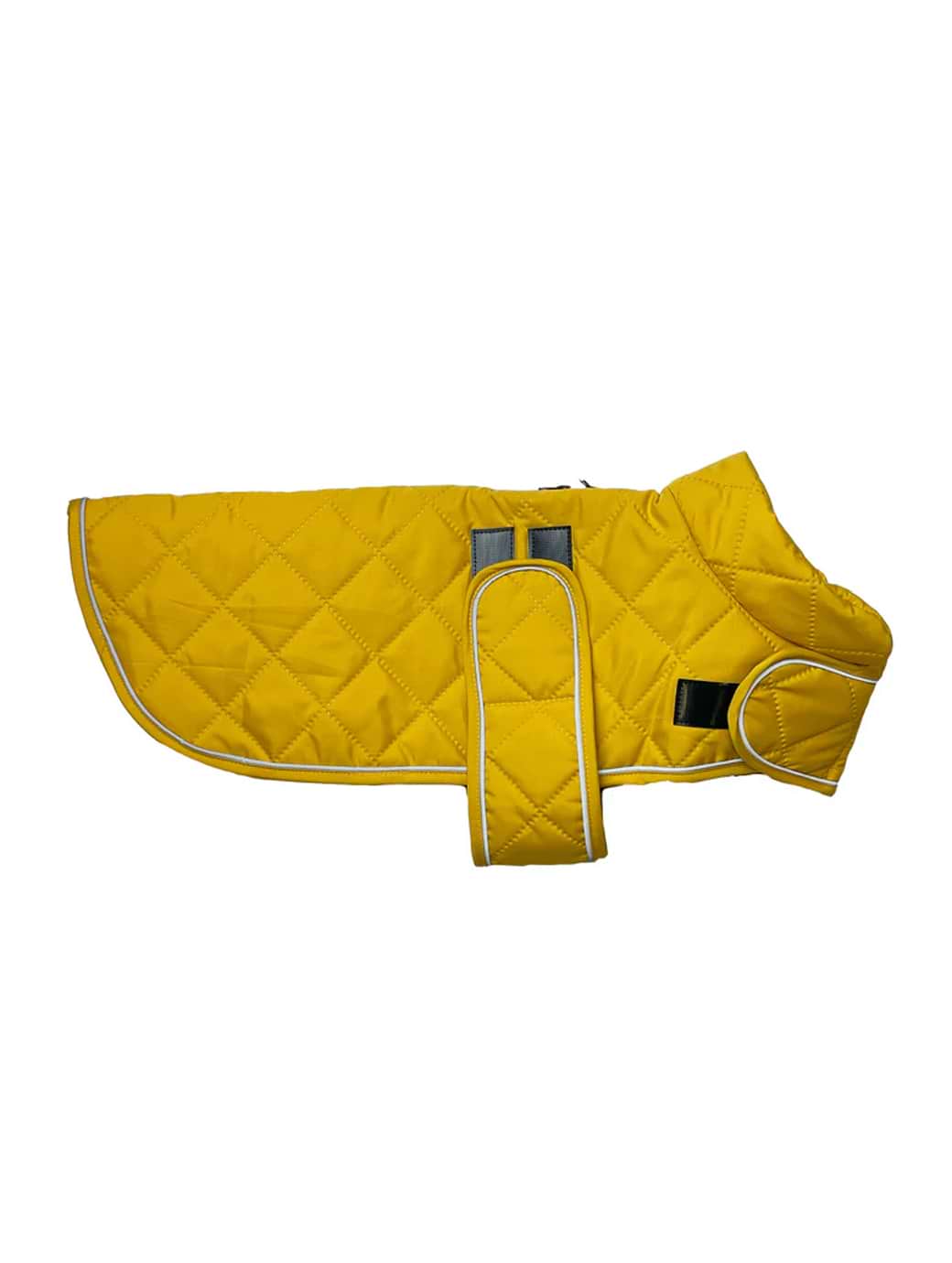 Happy Pet Quilted Waterproof Dog Coat Mustard