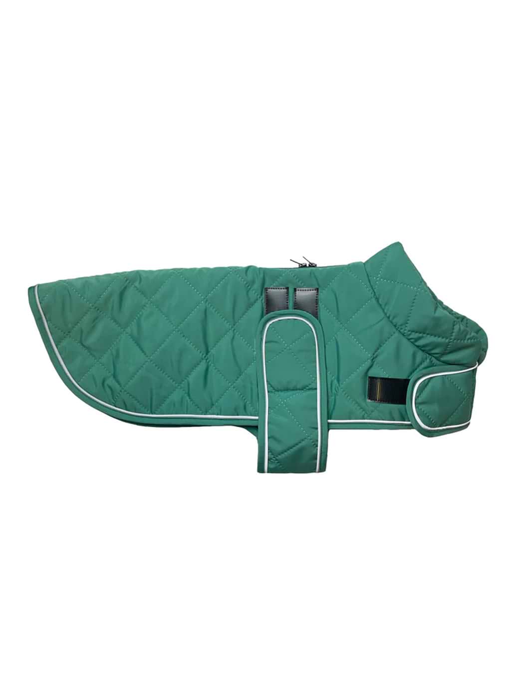 Happy Pet Quilted Waterproof Dog Coat Teal