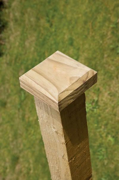 Grange Heavy Duty Flat Timber Post Cap 120mmx120mm