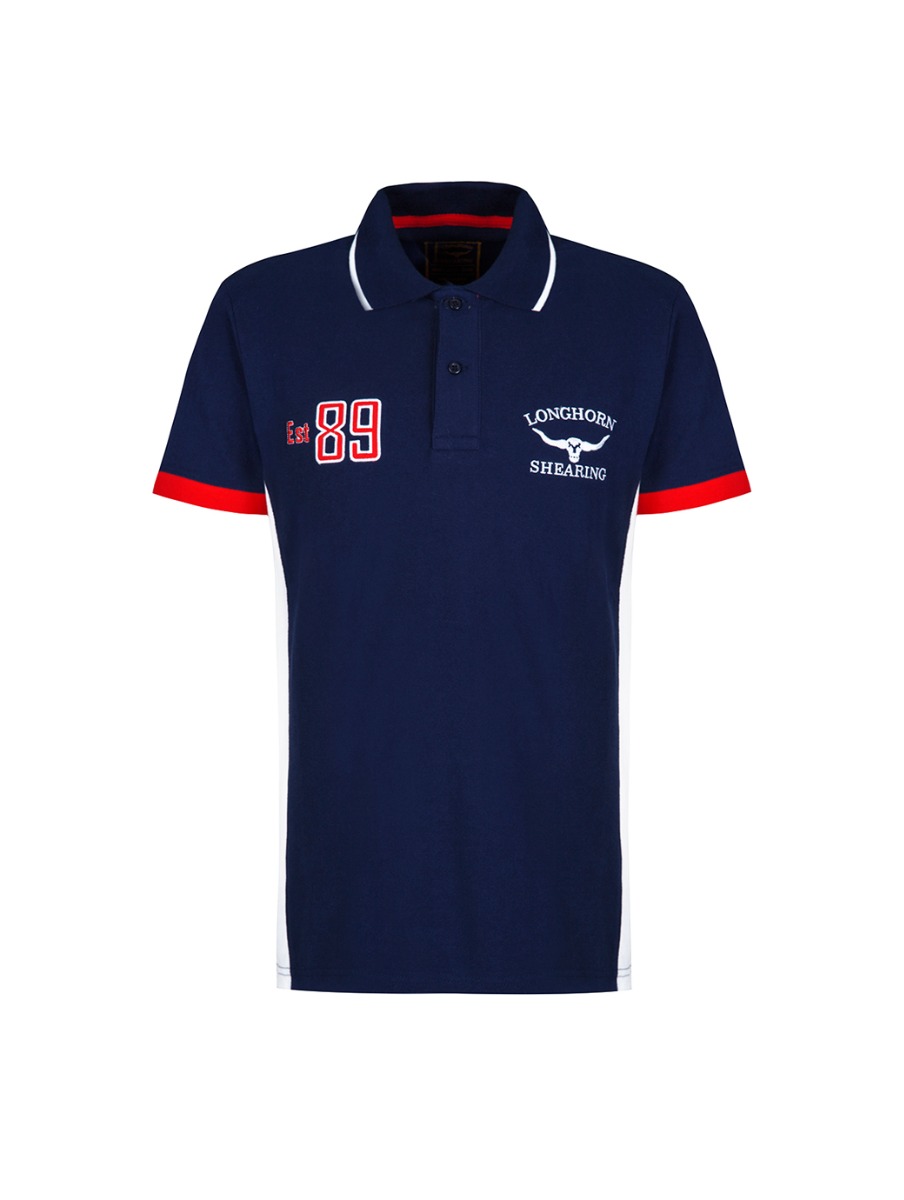 Horner Shearing Children's Hereford Navy Polo