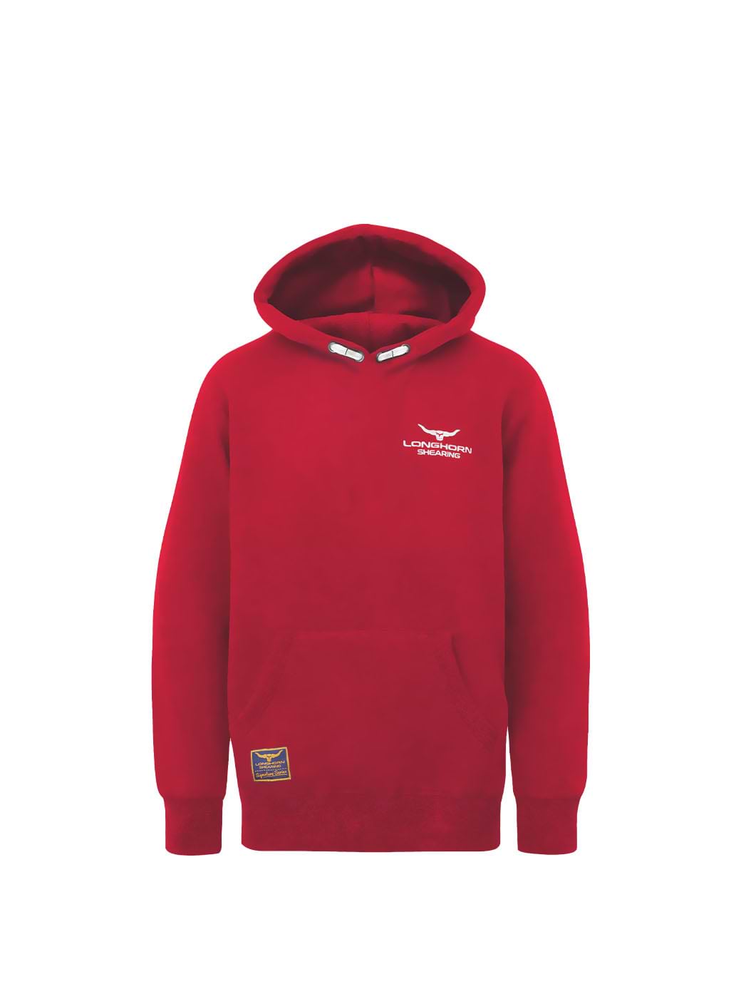 Horner Shearing Children's Longhorn Signature Series Hooded Sweatshirt Red