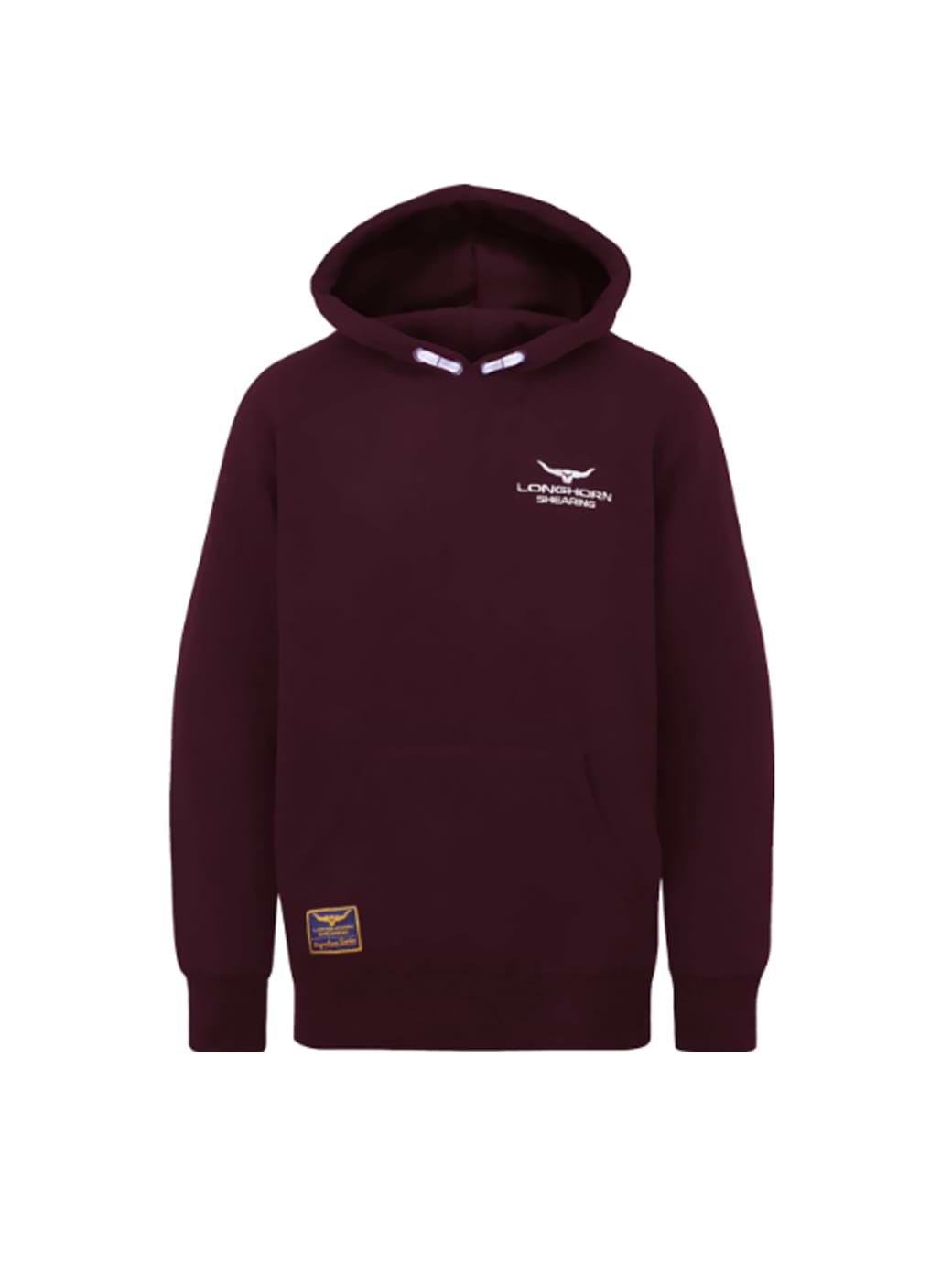 Horner Shearing Children's Longhorn Signature Series Hoodie Burgundy