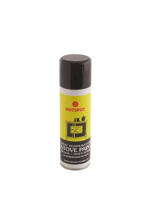 Hotspot Stove Paint Matt Black Aerosol 250ml