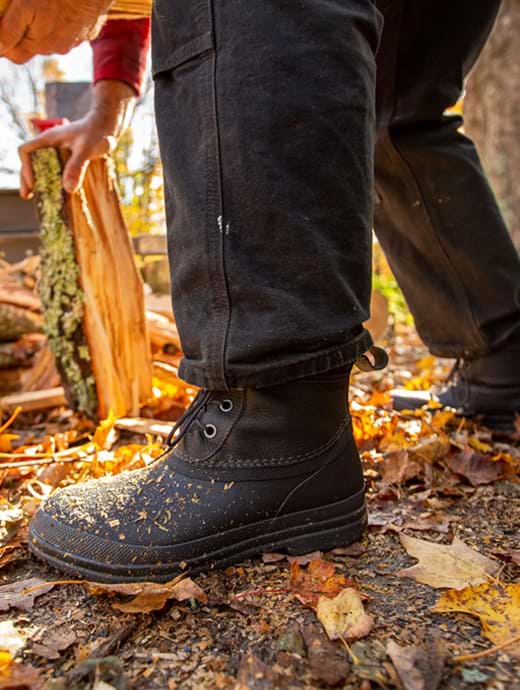Muck Boot Original Duck Lace Boots Black Griggs Agri
