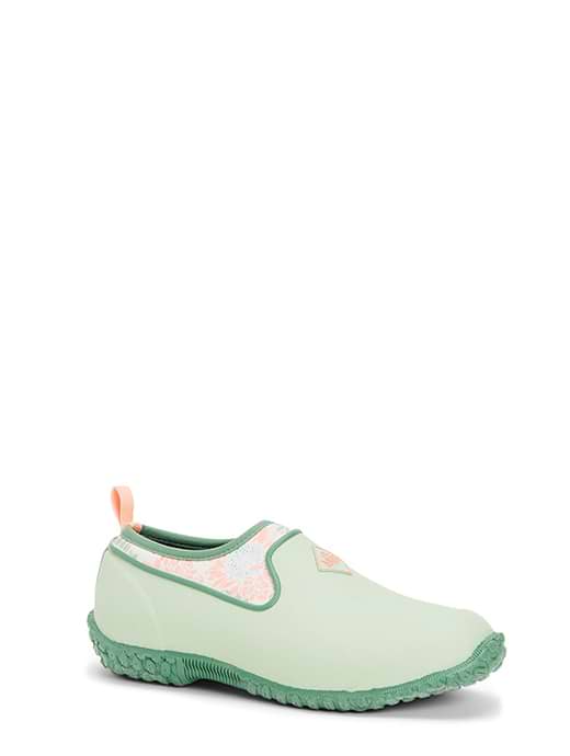 Muck Boot Women's Muckster ll Low All Purpose Lightweight Shoe Resida Green / Sunflower