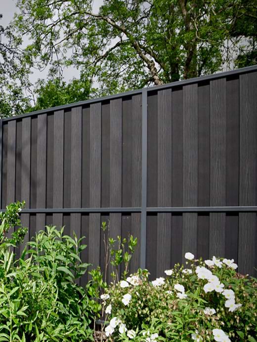 DuraPost® Vento Fence Panel Kit Anthracite Grey 1.8m x 1.8m