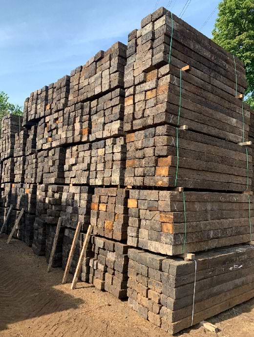Timber Reclaimed Sleeper 125x250mm 2.4m