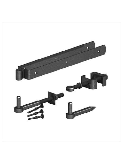 Birkdale Gate Kit Adjustable Black