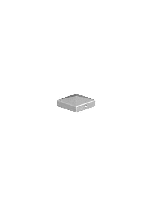 Birkdale Metal Post Cap 100mm Galvanised