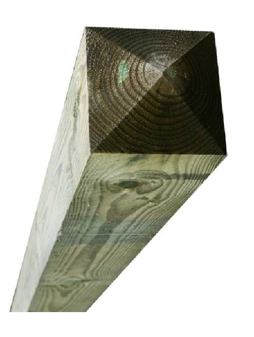 Timber Weather Top Post 125mm x 125mm 2.4m