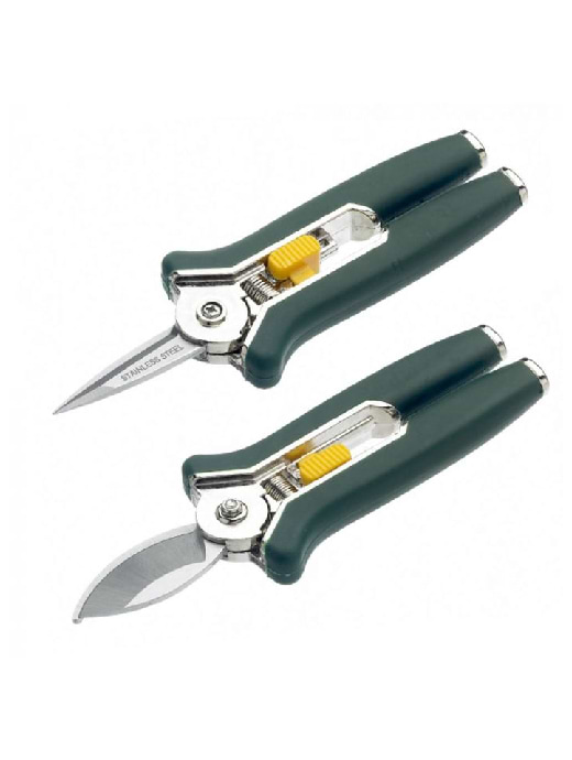 Bulldog Mini Green Pruning / Secateurs Set