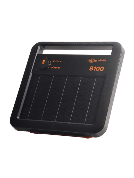 Gallagher S100 solar energiser +battery