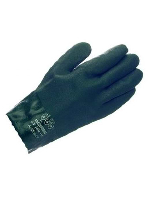 Green Dipped 10.5″ Category III PVC Gauntlet glove 