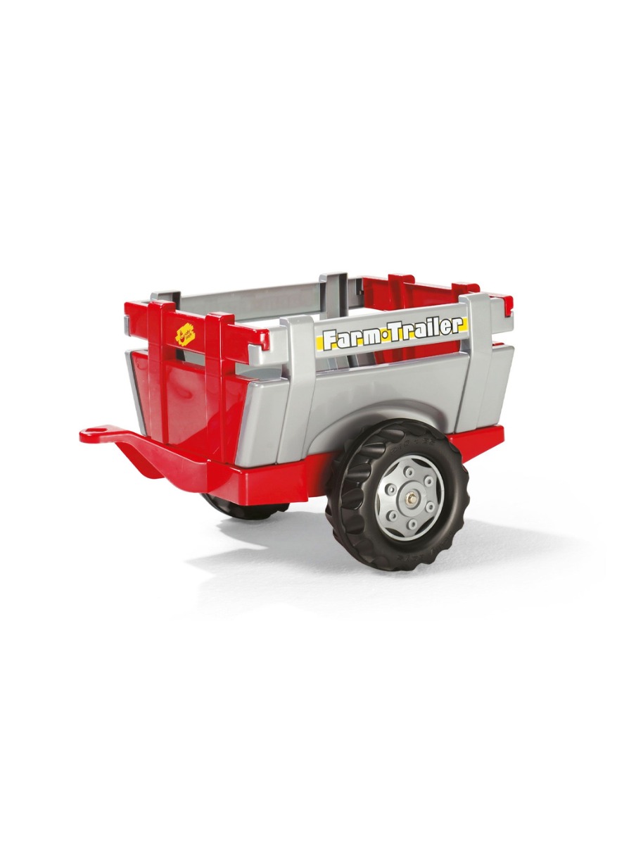 Rolly Toys Farm Trailer Silver & Red